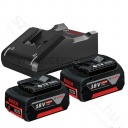 Bosch 18V Amp Share akkumlátor szett (2X 18 V4.0ah akku töltő)