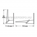 wolfcraft 2db állítható flexibilis kartuscsúcs 0-90°