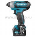Makita TD110DSME akkus ütvecsavarbehajtó 10,8V-12V Max CXT 4,0 Ah