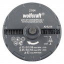 wolfcraft Lyukfürész 7 részes O 25,32,38,45,50,56,62 mm, S=8mm, fémtest
