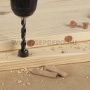 wolfcraft 3db tiplizöfúró mélységállítóval, O6,8,10mm