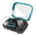 wolfcraft Gyémántfúró készlet “ceramic”, vezetövel, O 5, 6, 8, 10 mm, müanyag dobozban