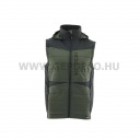 Sara Comfort Plus Hybrid kapucnis bélelt mellény zöld-fekete M