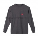 Milwaukee WT LS hosszú ujjú póló "S" Szürke