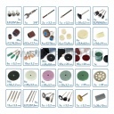 Extol mini köszörű csiszoló, polírozó tartozék készlet 276 részes