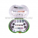 Extol mini köszörű csiszoló, polírozó tartozék készlet 276 részes