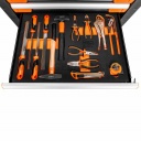 NEO TOOLS Prémium felszerelt műhelykocsi 7 fiókkal, 330 szerszámmal