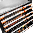 NEO TOOLS Prémium felszerelt műhelykocsi 12 fiókkal, 359 szerszámmal