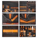 NEO TOOLS Prémium felszerelt műhelykocsi 12 fiókkal, 359 szerszámmal