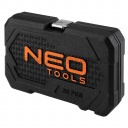 NEO TOOLS 1/4" dugókulcskészlet 38 részes