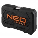 NEO TOOLS 1/4" dugókulcskészlet 23 részes