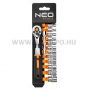 NEO TOOLS 1/4" dugókulcs készlet 14 részes
