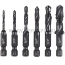 Milwaukee HSS-G kombinált menetfúró készlet 1/4" 6 részes