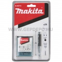 Makita 26 részes bitkészlet (25db bit + 80mm-es bittartó)