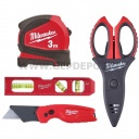 Milwaukee PACKOUT Villanyszerelő szerszámkészlet 76 darabos hátizsákban