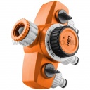 NEO Mechanikus öntözőidőzítő óra, 3 utas, max.120perc