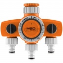 NEO Mechanikus öntözőidőzítő óra, 3 utas, max.120perc