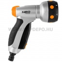 NEO Öntözőpisztoly, 7 funkciós, CLICK funkciós