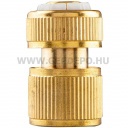 NEO Tömlő gyorscsatlakozó 1/2", vízstoppos, réz