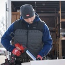 Milwaukee Cuffed Beanie barna kötött téli sapka