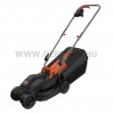 Black+Decker elektromos fűnyíró 1000W, 320mm, 35L-es gyűjtőkosár