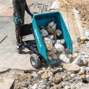 Makita DCU602Z akkus anyagmozgató talicska billencs felépítménnyel 300 kg 2x18V LXT BL XPT