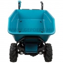 Makita DCU602Z akkus anyagmozgató talicska billencs felépítménnyel 300 kg 2x18V LXT BL XPT