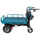 Makita DCU601Z akkus anyagmozgató talicska plató felépítménnyel 300 kg 2x18V LXT BL XPT