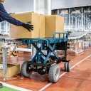 Makita DCU601Z akkus anyagmozgató talicska plató felépítménnyel 300 kg 2x18V LXT BL XPT