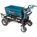 Makita DCU605Z akkus anyagmozgató talicska tartály felépítménnyel 300 kg 2x18V LXT BL XPT