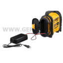 DeWALT DCC018N-XJ 18V XR Li-ion akkumulátoros kompresszor géptest 12V hálózati adapterrel