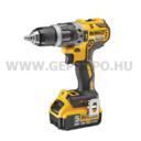 DeWALT DCK266P2T-QW 18V XR Li-ion akkumulátoros ütvefúró-csavarozó gépszett TSTAK kofferben