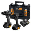 DeWALT DCK2222MP2T-QW McLaren18V XR Li-ion akkumulátoros ütvefúró-csavarozó gépszett TSTAK kofferben