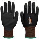 Portwest A373K8RL GP Grip 18 Latex Sandy kesztyű, fekete L