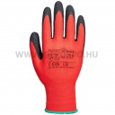 Portwest A174 Flex Grip latex kesztyű, piros/fekete XL