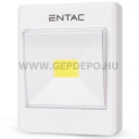 Entac Hordozható Fali Kapcsoló Lámpa 1W LED (16db / kínáló)