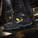HKS RS 275 BOA gyorsfűzős S3 ESD bakancs, fekete/sárga - 46