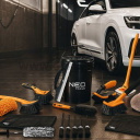 NEO TOOLS Tisztítókefe univerzális, tömlőre csatlakoztatható, 13x8.5x48cm