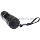 YATO Zseblámpa 3W 9 LED 3xAAA elem