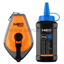 NEO TOOLS Kicsapózsinór + festék, műanyag házas, 30m, 1:3-as gyorsítóáttétel kék