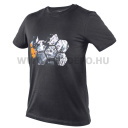 NEO Munkavédelmi póló, hatszög grafika, autóalkatrész minta, 100% pamut, 180g/m2, XXXL