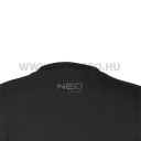 NEO Munkavédelmi póló, hosszú ujjú, fekete, 100% pamut, XXXL
