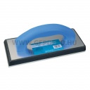 Bautool fugázó simító kemény gumival 230x100 mm, profi