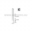 Novus C 4 keskeny tűzőkapocs 23 mm 1000 db