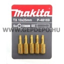 Makita titánium bit T10x25 mm - 5 db