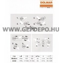 Makita Dolmar damilfej 2,7 mm félautomata