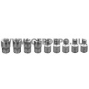 Neo torx dugókulcs készlet 1/2" 9 részes